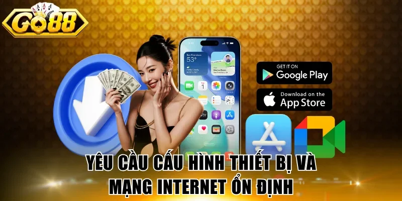 Yêu cầu cấu hình thiết bị và mạng internet ổn định